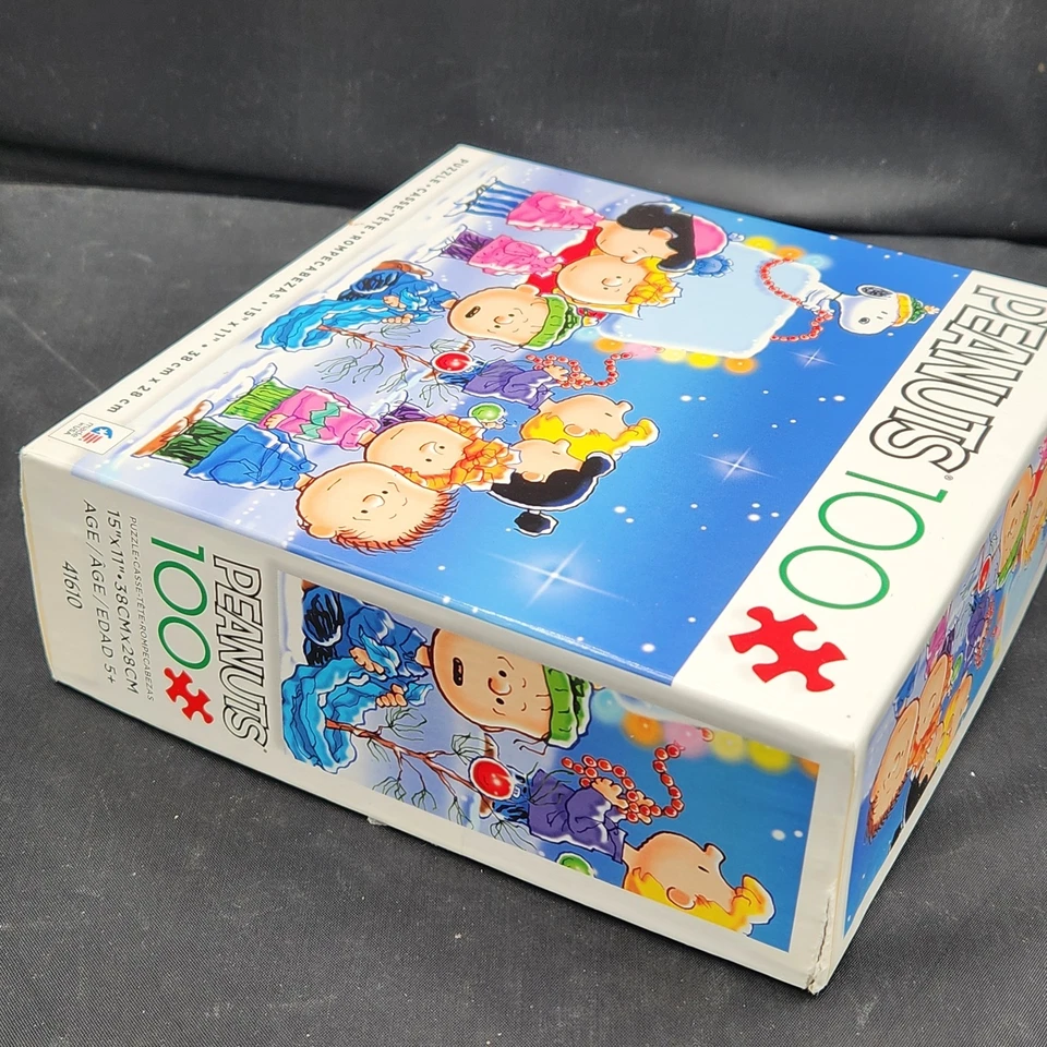 Rompecabezas completo Peanuts Snoopy Charlie Brown vacaciones de Navidad 100 piezas Foto 4 de 4