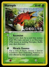Pokemon Card - Wurmple Deoxys 82/107 Reverse Holo Common on eBay