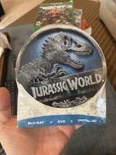 Jurassic World Collectible Steel Tin Sealed Blu-Ray DVD