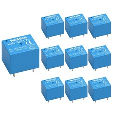 10pcs PCB Power Relay JQC-3F(T73), DC 3V Coil, 7A 240VAC, SPDT, 5 Pins (10) 10