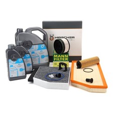 HIRSCHER Filterset + 7L ORIGINAL 5W30 MB 229.51 f&uuml;r MERCEDES W205/206 W213 OM654
