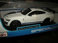 1:18 Maisto Ford Mustang Shelby GT500 Weiß/White 2020 In Ovp