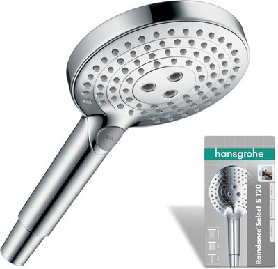 Hansgrohe Raindance Select S 120 3jet Duschkopf - Chrom (26530000)