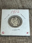 1916 Philadelphia Mint Silver Barber Quarter