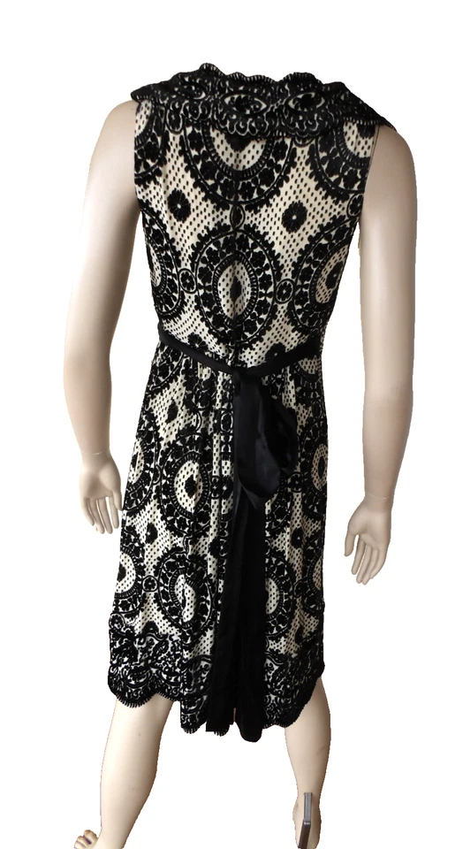 Vestido envolvente tejido viscosa seda Burntout Diane von Furstenberg Canestri cachemira 12 Foto 4 de 4