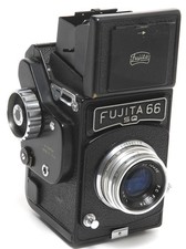 @ Fujita 66 SQ TLR 120 film camera w. Fujita 3,5/80mm lens NOTTESTED