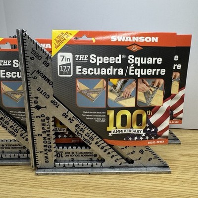 Swanson S0101 7'' Speed Square, Pack of 2