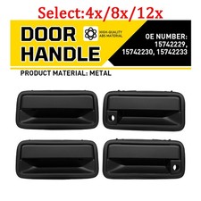 Outside Exterior Metal Door Handle Lh Rh Fit For Cadillac Chevrolet Gmc 4-12x