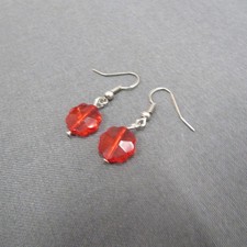 Red Earrings For Womens Teens Girls Gift Party Business Casual Her Chic Statment
