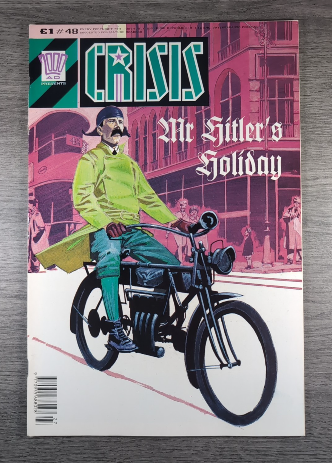 2000AD Presents Crisis issue #48 Comic Vintage Retro Collectable
