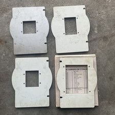 SIMMON OMEGA Photo Enlarger Negative Carrier Lot 4 Sizes, Glassless, USA Made