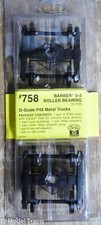 Kadee 758 O Scale 2 Rail Barber S-2 Roller bearing Metal Trucks with 33" Smooth