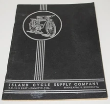 1938 Island Cycle Supply Company Antique Bicycle Catalog Pierce Rollfast Bikes