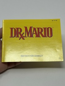 Dr. Mario (Nintendo NES 1990) Instruction Booklet Manual Only NES-VU-USA (T)