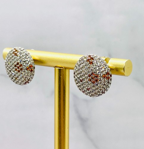 Auth LOEWE Cluster Rhinestone Earrings - Pre owned / LU5600 - Picture 4 of 8