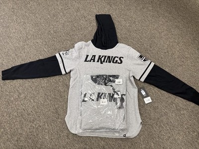 LOS ANGELES KINGS SLATE TRIFECTA 47 SHORTSTOP PULLOVER MEN 615961 NWT!!