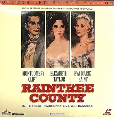 RAINTREE COUNTRY (MONTGOMERY CLIFT/ELIZABETH TAYLOR) NEW LASERDISC! SEALED!