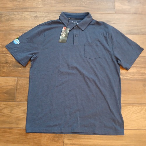 Under Armour Polo Uomo Extra Large Blu Golf Carica Cotone Elasticizzato Flex IMG - Foto 2 di 11