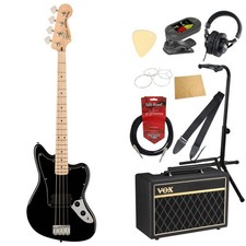 Squier by Fender Affinity Series Jaguar Bass H BLK basse électrique avec VOX
