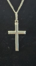 Sterling Silver Necklace And Crucifix, Made In Italy 925, New 4