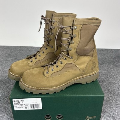 Danner MEB Hot Mojave Combat Boots Mens 12 R Tan Military Tactical