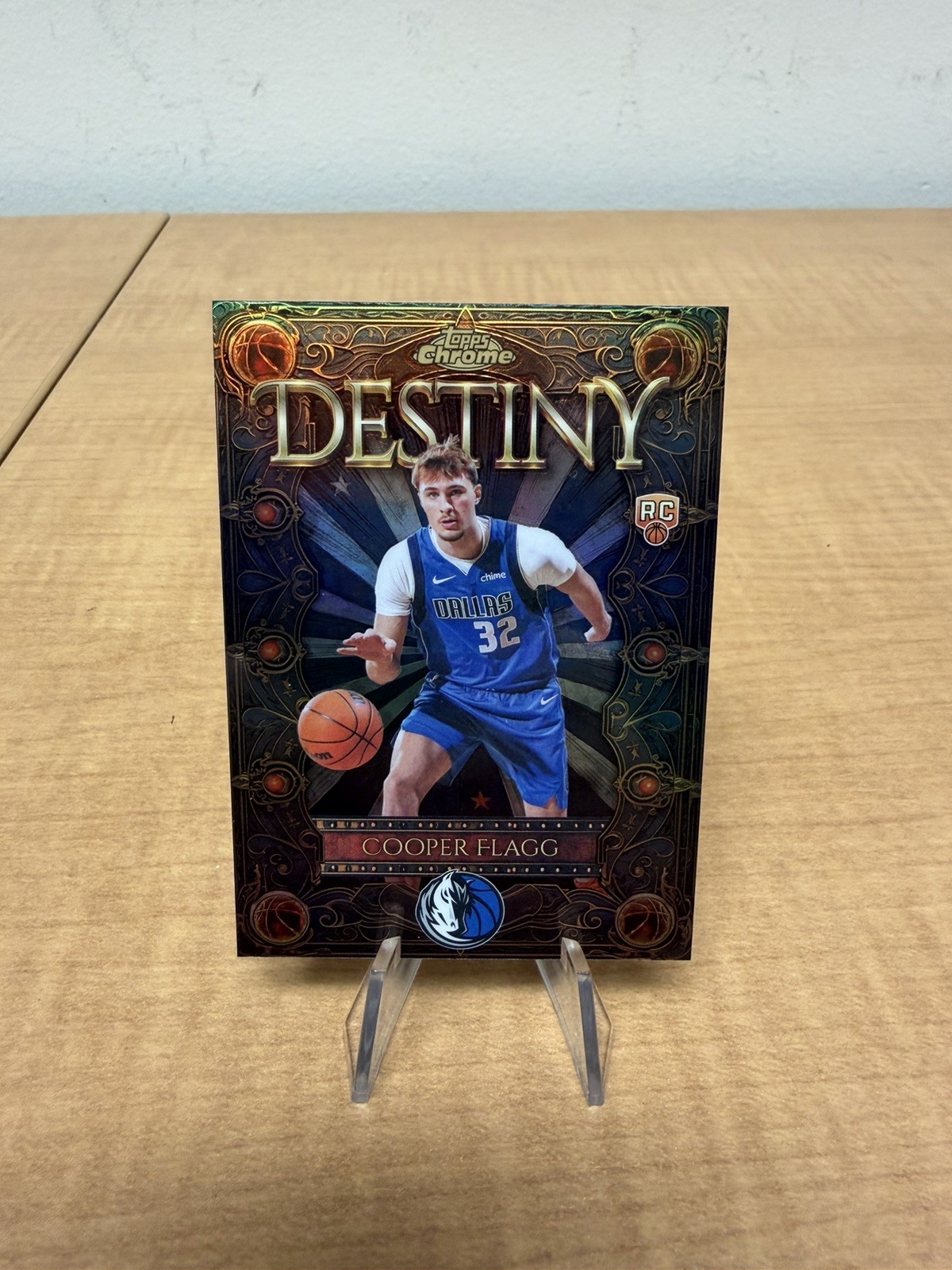 Cooper Flagg - 2025-26 Topps Chrome #D-1 (RC) Destiny Refractor Insert Mavericks
