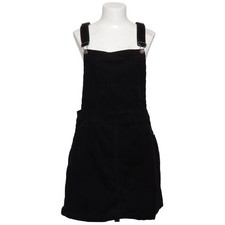 Divided by H&M, Latzrock, Größe: 46, Schwarz, Baumwolle, Einfarbig, Cord #Eqd