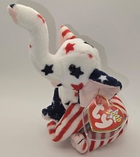 Ty Beanie Baby Righty 2000 the Elephant DOB July 4, 2000 -778