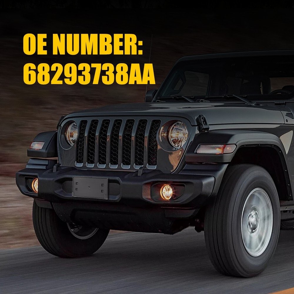 Front License Plate Bracket For Jeep 2018-2023 Gladiator Wrangler 68293738AA USA thumbnail 5