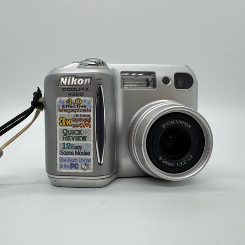 Nikon Coolpix 4300 Digital Camera 4.0MP w/ Battery, Charger & CF Card WORKING - Picture 13 of 13