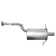 Rear Muffler For 2004-2007 Subaru Impreza Wrx Sti 2.5l Turbo
