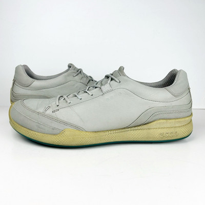 ECCO Biom Hybrid 3 Golf Shoe Gray Leather Hydromax Spikeless EU 46 US 12-12.5
