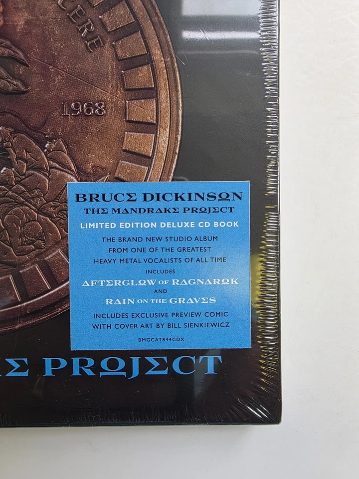 Bruce Dickinson The Mandrake Project Limited Edition Deluxe CD Album 2024 on BMG — 第 3/4 张图片