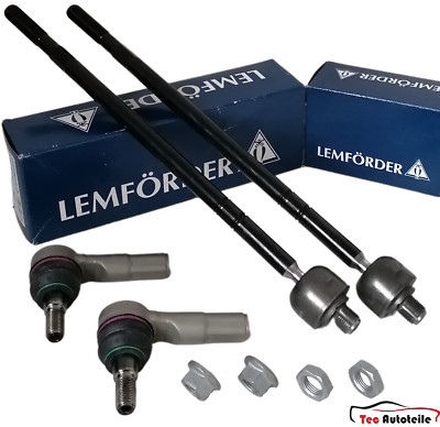 2x LEMFÖRDER Spurstangenkopf + Spurstange für Mercedes Sprinter VW Crafter