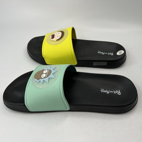 Rick and Morty Mens Slides size 8/9 {43} NWT - Picture 3 of 6