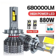 680000LM LED Canbus Car Headlight Super Lights Plug-N-Play Bulbs 880W Auto Lamp