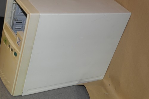 AT PC Computer CASE Tower beige 90s working retro w. PSU Zafir - Picture 11 of 14