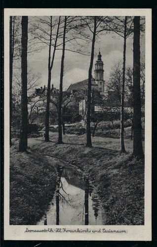 AK Donauwörth Hl. Kreuzkirche Casianeum 1945 ungebraucht sehr gute Erhaltung