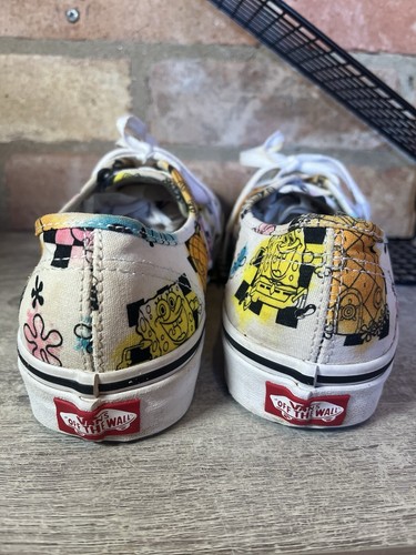 Vans Spongebob Airbrush Style Uk 6 Sneaker / Schuhe Off White - Bild 3 von 12