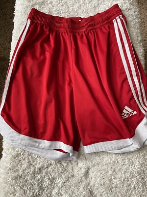 Adidas Boys Sz. XL Red Climalite Sport Shorts. Nice Pair