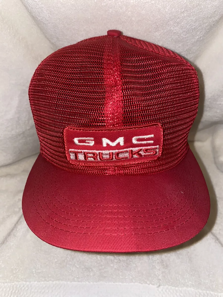 VTG K Products K Brand SnapBack Trucker Hat All Mesh Red International Harvester