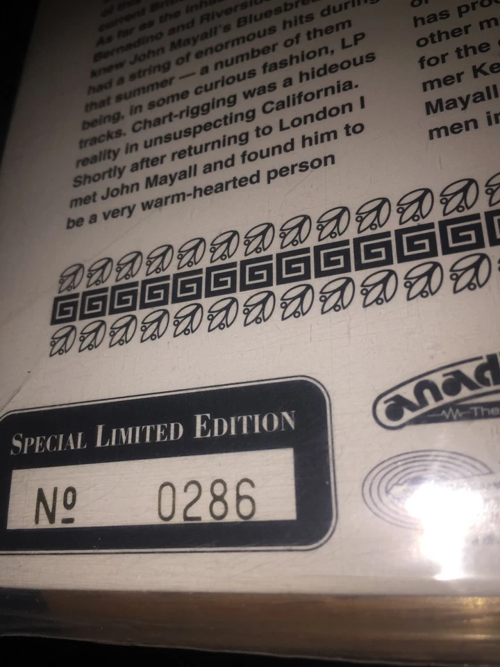MAYALL MFSL SEALED PRISTINE MINT#0286 THE BLUES ALONE ORIGINAL MASTER RECORDING  - Image 3 of 4