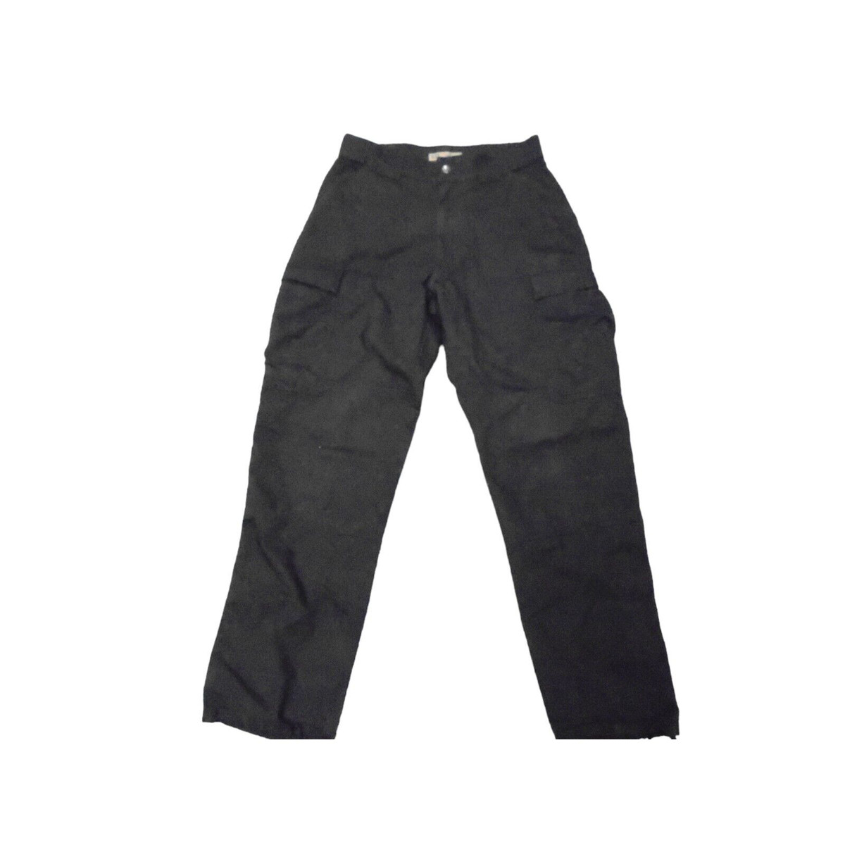 Tactical TDU Ripstop Trousers Mens Black Combat Cargo Security Police  Work