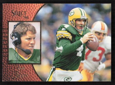 1996 Select Brett Favre #19  Football  Green Bay Packers