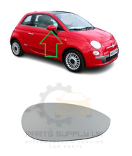 Glace de rétroviseur Fiat 500