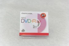 Memorex, Mini DVD-R, Double Sided, 2.8GB, 60 min: NEW SEALED UNUSED