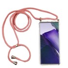 Łańcuszek na telefon komórkowy do Samsung Galaxy Note 20 Ultra etui z paskiem do zawieszenia różowy nowy