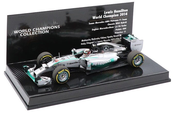 Minichamps Mercedes W05 AMG F1 #44 2014 Lewis Hamilton World
