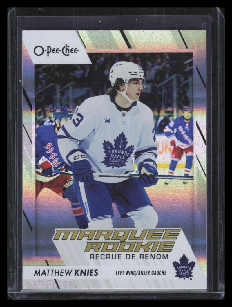 2023-24 O-Pee-Chee Rainbow 573 Matthew Knies Rookie 348/350