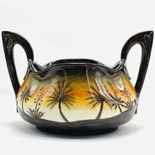 Ceramic vase MONT CHEVALIER CANNES Art Nouveau/Deco, vallauris/castel/barol...